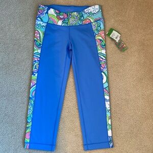 NEW 🩷 Lilly Pulitzer Luxletic Weekender Capri Leggings Small